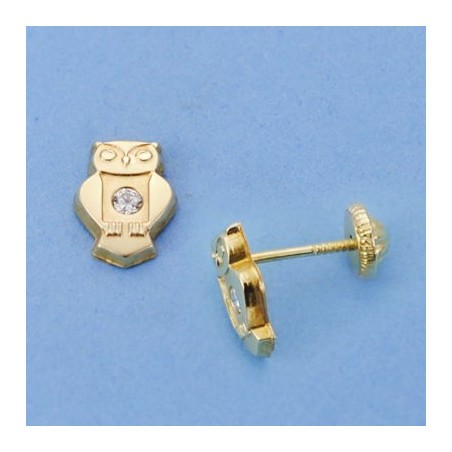 Pendientes bebé oro 18 kt a-15011