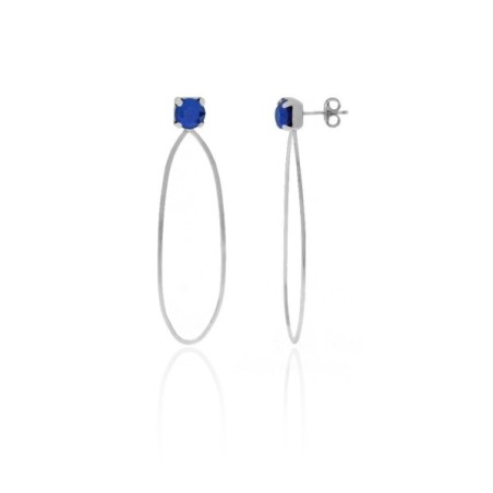 Pendientes plata Victoria Cruz A3186-8T