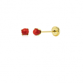 Baby earrings in gold 18kt pe00117