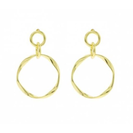 Pendientes largos en plata 17727