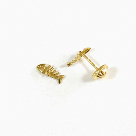gold 18 kt earrings OMPE 03417