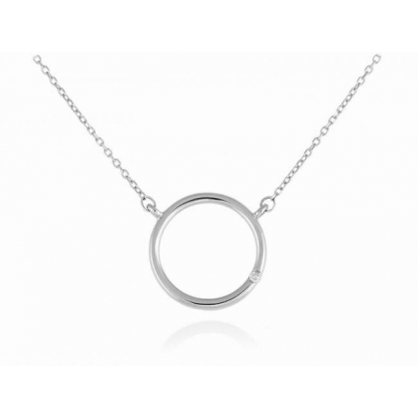 18 kt white gold necklace A6126