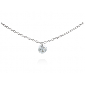 18 kt white gold necklace A614110M