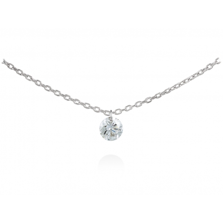 18 kt white gold necklace A614110M