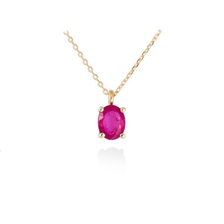 18 kt white gold necklace A2346gar42