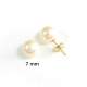 pearl and gold earrings PE02090