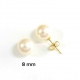 pearl and gold earrings PE01892