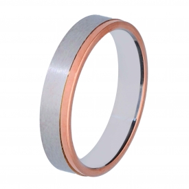 Wedding rings bicolor 18 kt gold AL60811