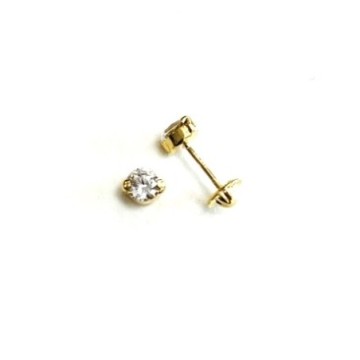 Baby earring in gold 18 kt  A-18911