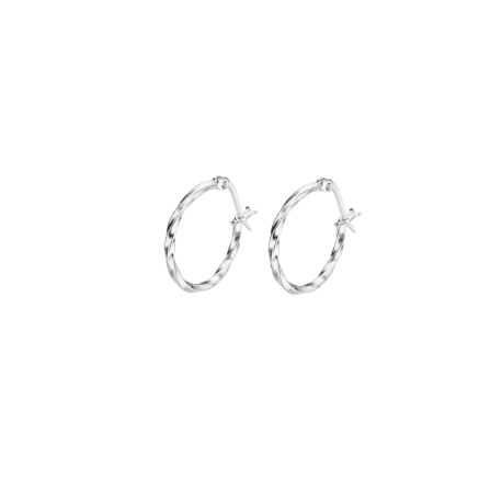 Hoops earrings lotus silver lp3279-4/2