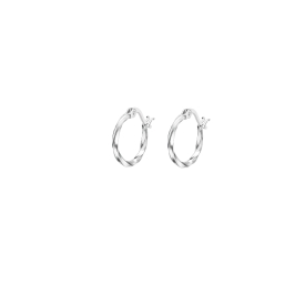 Hoops earrings lotus silver lp3279-4/1