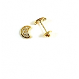 Baby gold earrings PE03476