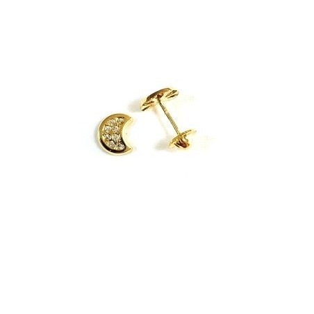 Pendientes bebé oro 18 kt  PE03476