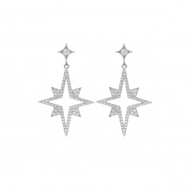 Long earrings lineargent 18466-A