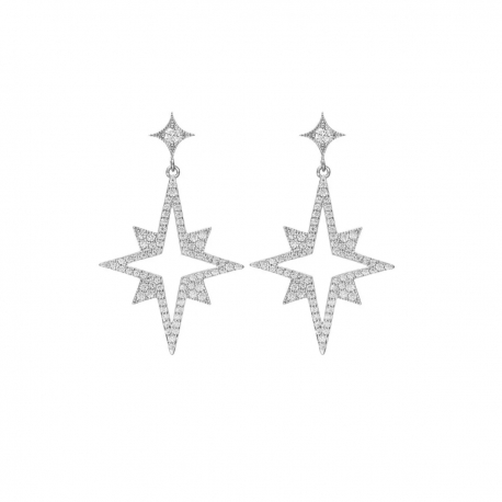 Long earrings lineargent 18466-A