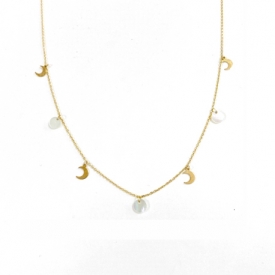 Gold necklace CL00279
