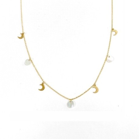 Gold necklace CL00279