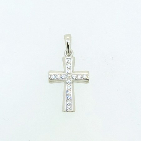 White gold cross 18 kt CR00224