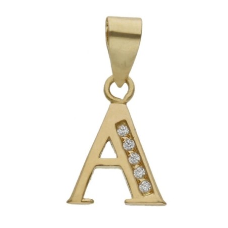Letter in gold 18 kt C-gl69A