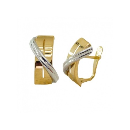 18 kt gold earrings D-1985