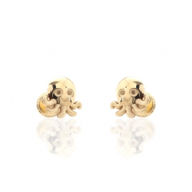 Baby earring in gold 18 kt 210-1171a