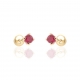 Baby 18kt gold  earrings A-209-31a