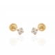 Baby earrings in gold 18kt 187-4-3a