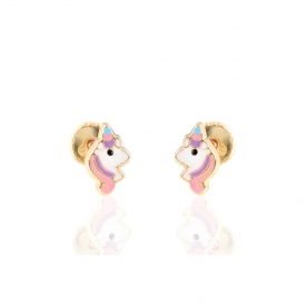 Baby earrings in gold 18kt 210-1157a