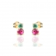 Small Gold earrings 210-1233a