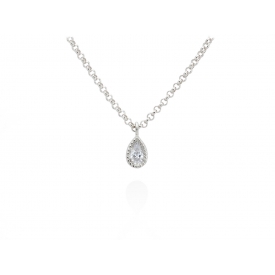 Silver necklace Marina Garcia 90781GB