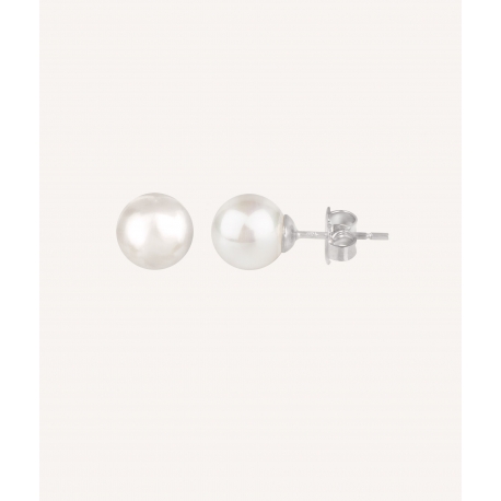 Pendientes  con perla 10 mm