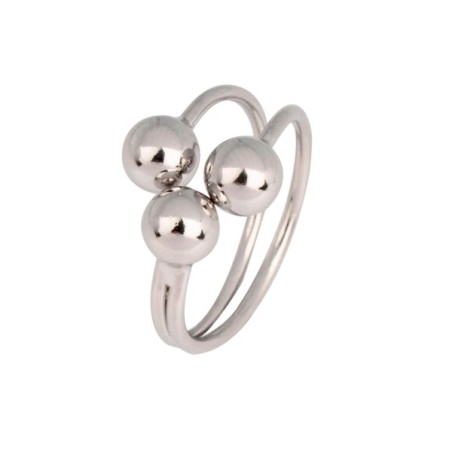Sortija Macadamia en plata
