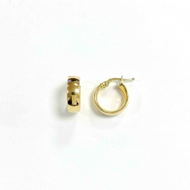 Hoops gold earrings PE00197/10