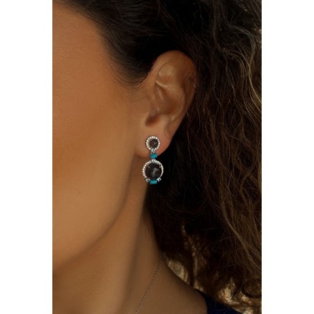 Silver earrings Lineargent 19191-B-A