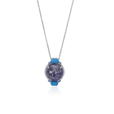 Lineargent necklace 19191-B-PE