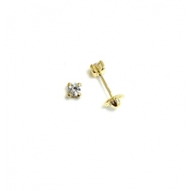 Baby earrings in gold 18kt pe03656