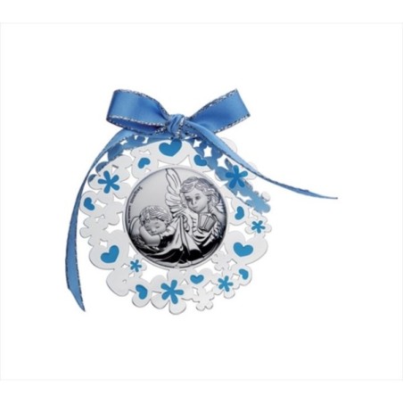 Baby crib medal in pink