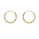 Hoops gold earrings PE03472
