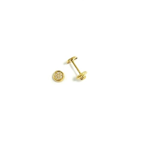 Pendientes bebé oro 18 kt  PE03474