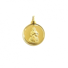 San Judas Tadeo medal in gold 18 kt
