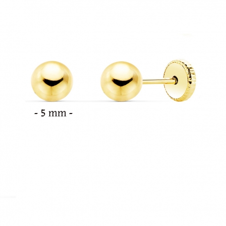 Baby earrings in gold 18kt A-0004