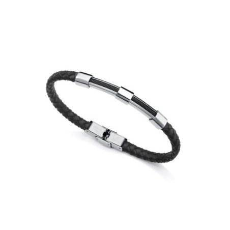 Pulsera de piel trenzada para hombre Viceroy 14057P01010