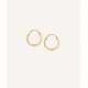 Gold plated  hoops F3290