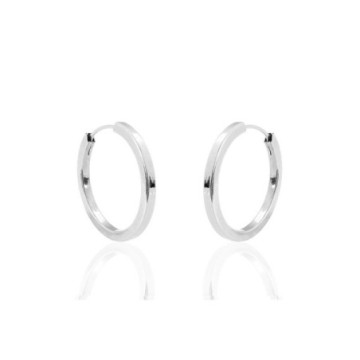 Pendientes de aro en oro blanco 18kt 6-8-7-14-1A