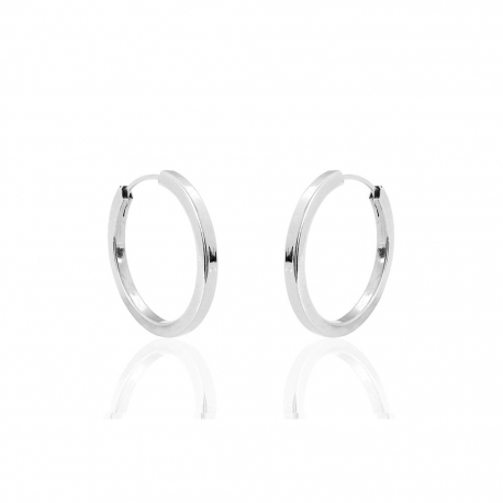 White Gold Hoops 6-8-7-14-1A