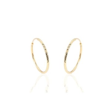 Pendientes de aro en oro18kt 593-22-23A