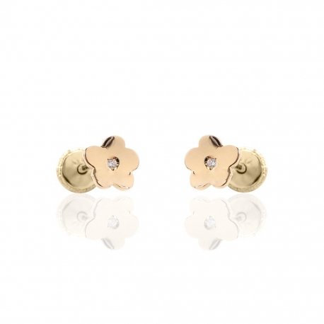 Baby earrings in gold 18kt 210-1177A