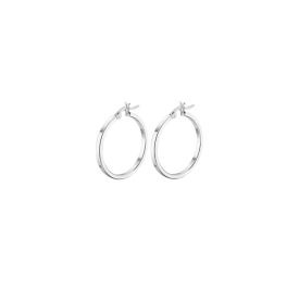 Hoops earrings lotus silver lp3277-4/2