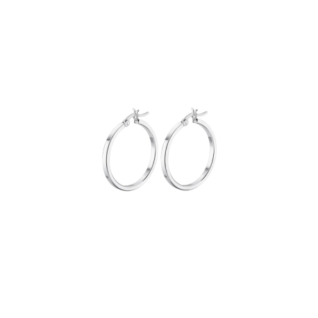 Hoops earrings lotus silver lp3277-4/2