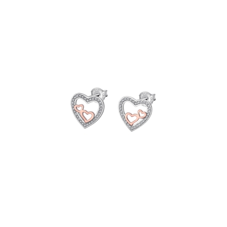 Silver earrings Lotus lp1856-4/2